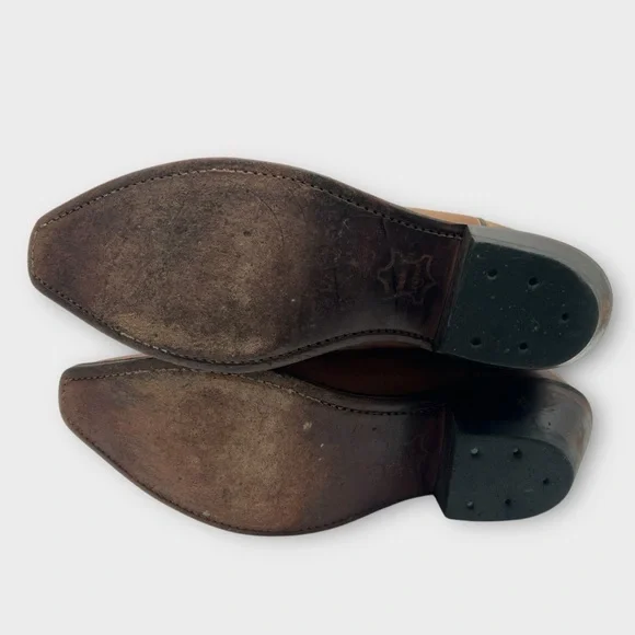 Old West TS1541 Snip Toe Cowgirl Western Cowboy
Leather Women's Boots Size 8 - Picture 4 of 6